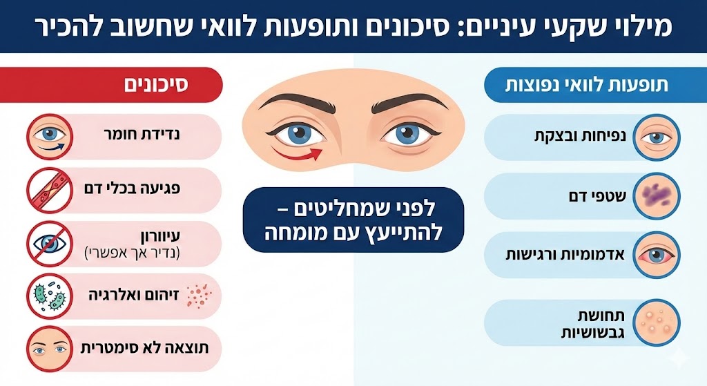 הסיכונים ותופעות הלוואי שחשוב להכיר לפני שמחליטים