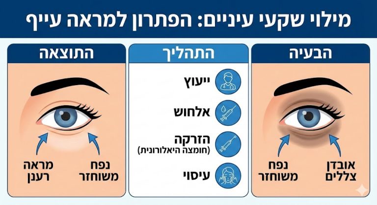 מילוי שקעי עיניים